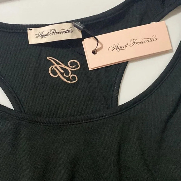 Agent Provocateur Ange Black 2-piece Set: Camisole / Brief AP4 Large - Picture 6 of 9